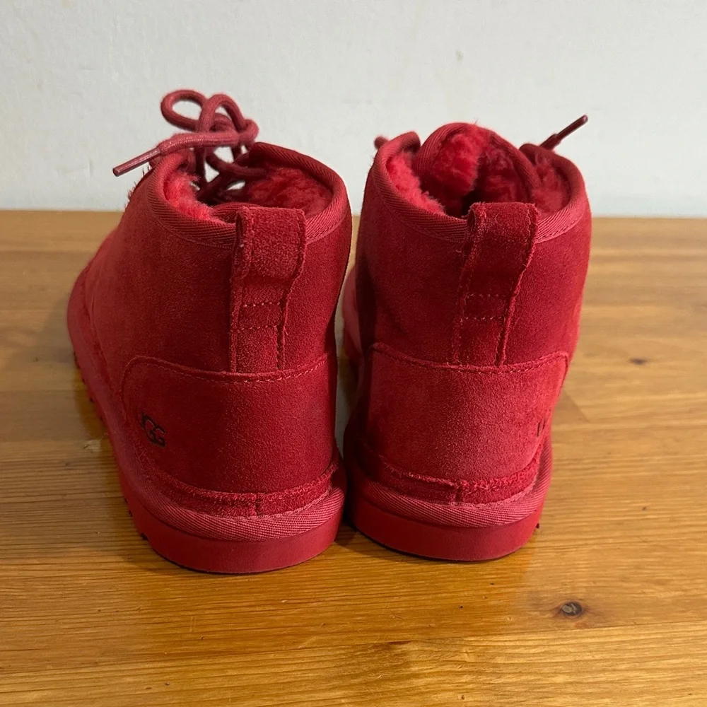UGG Red Suede Boots for Men’s Size 8
